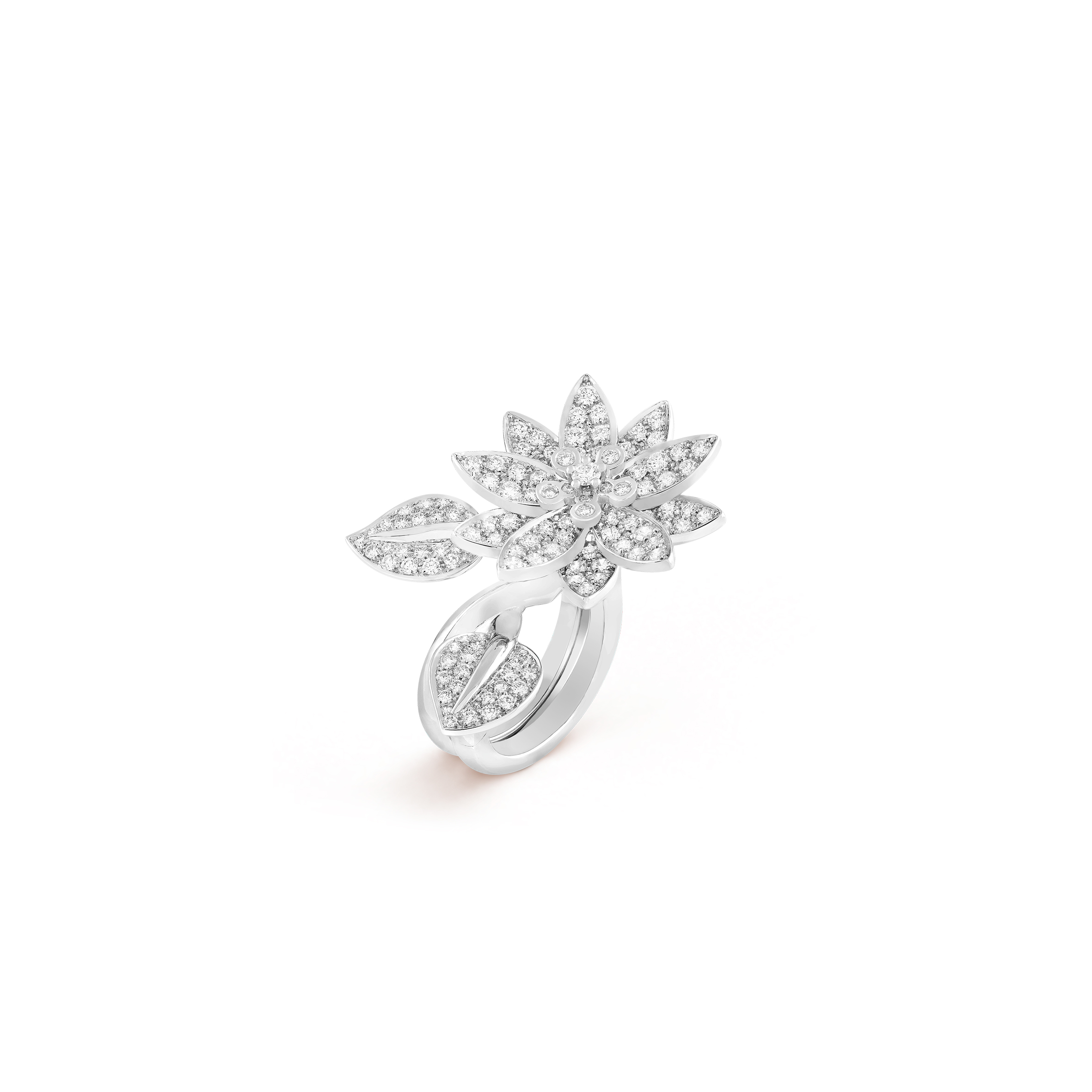 VAN CLEEF ARPELS LOTUS BETWEEN THE FINGER RING VCARP1ND00